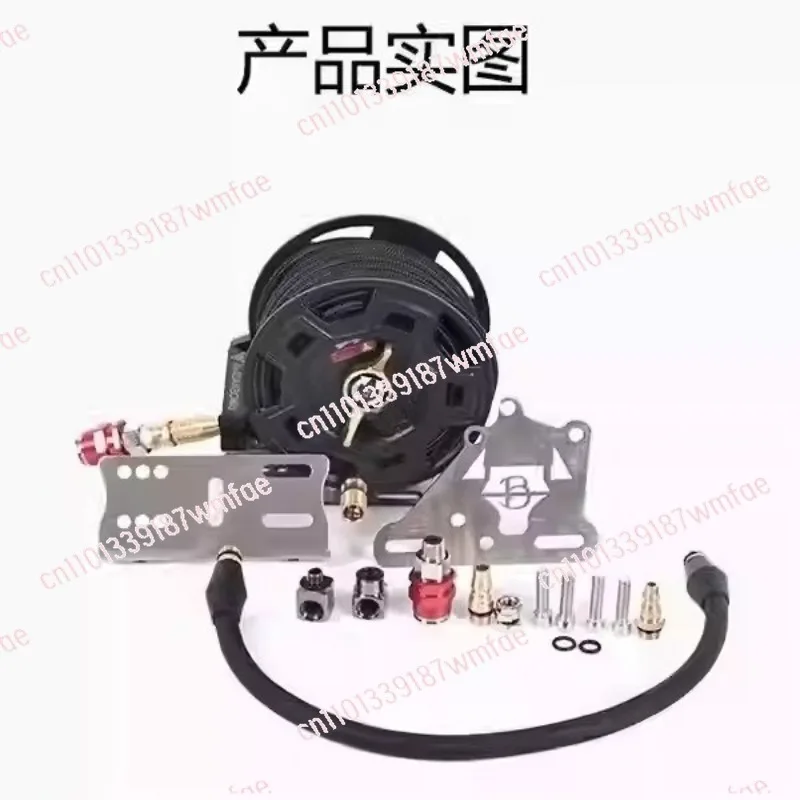 Off-road vehicle modified off-road air pump inflatable pipe storage reel, air pump reel storage artifact