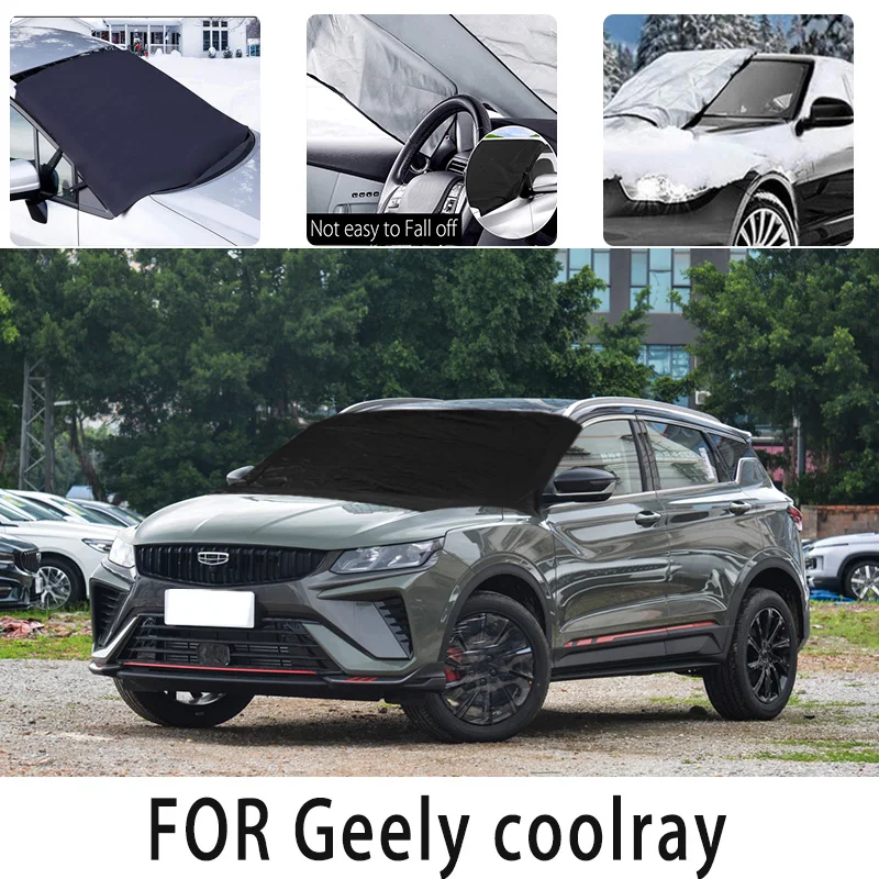 

Carsnow cover front coverfor Geely coolray snowprotection heat insulation shade Sunscreen wind Frost prevention car accessories