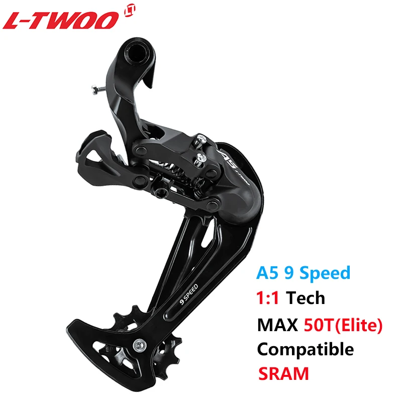 LTWOO A5 1X9S MTB Groupset 9 Speed Shifter Lever + Rear Derailleur + Cassette 36T VG 9V Chains DECKAS Chainring 32T 34T 36T 38T