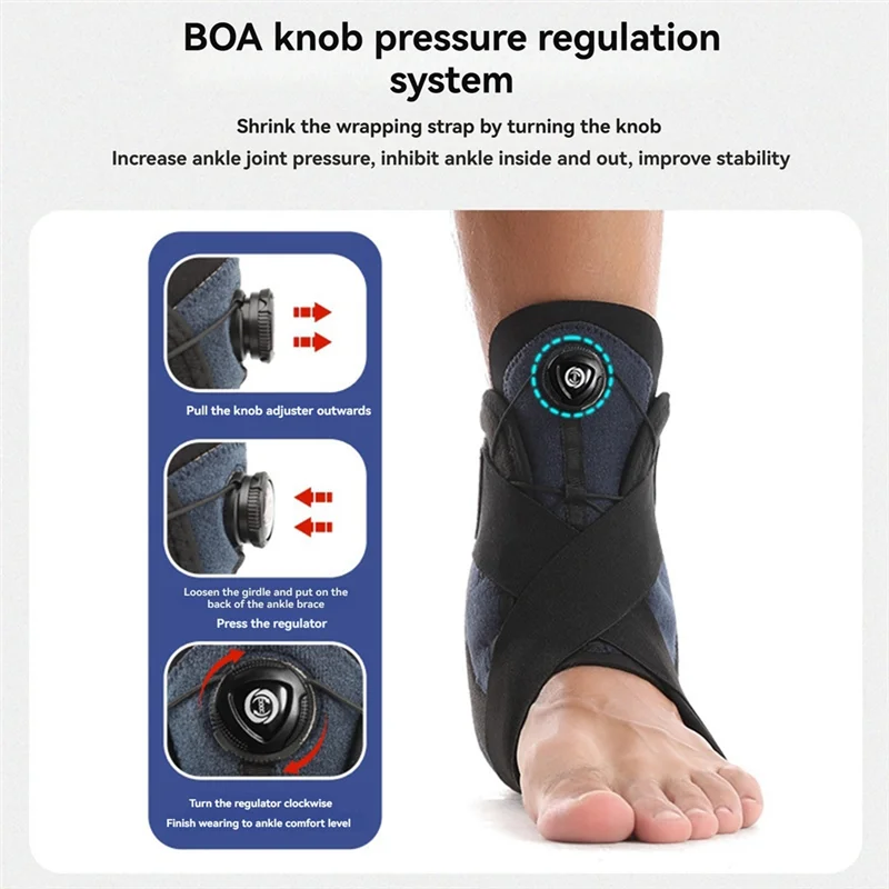 

1PCS Adjustable Ankle Support Protector Ankle Support Protector Foot Joint Protection Sleeve Sprain Recovery Protector
