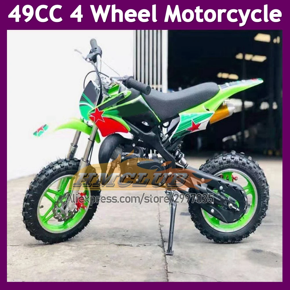 Dirt Bike Mini Motorcycle Off-road Vehicle Apollo Mountain 49/50CC Small 2 Stroke Cross Gasoline Kart Children Racing Motorbike