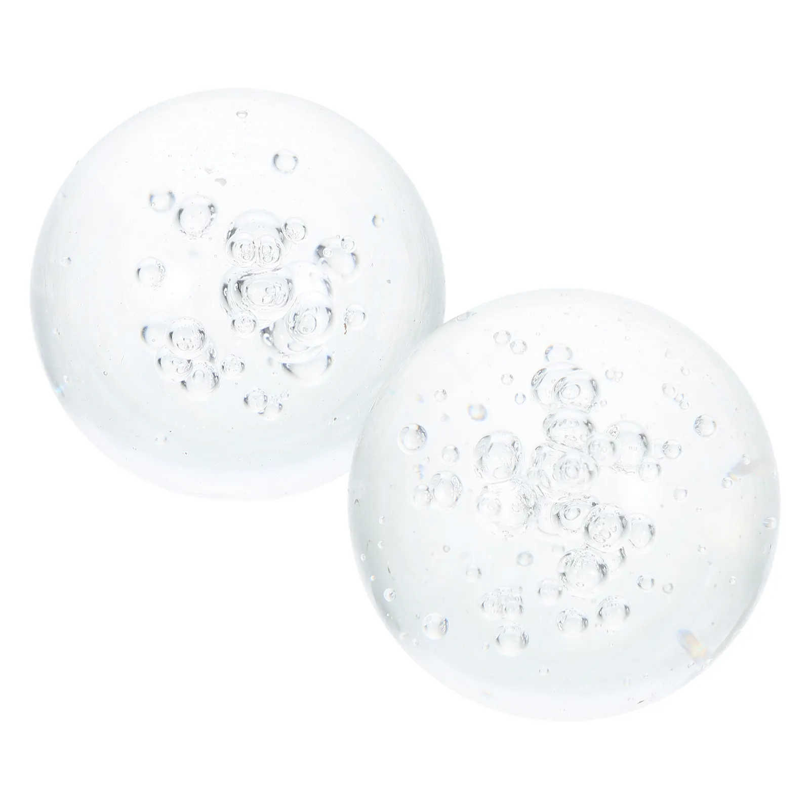 

2 шт. прозрачных хрустальных стеклянных шаров-фонтанов, декоративные гелиопространственные шары для дома, для использования внутри и снаружи помещений, настольные декоративные шары