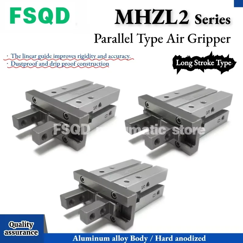 

1 шт. MHZL2-16S FSQD Пневматический цилиндр с параллельным открыванием и закрыванием, серия MHZL2