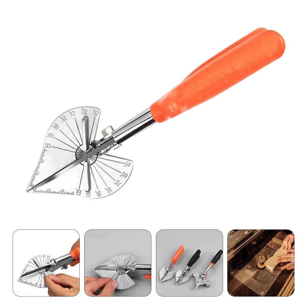 

Multi Angle Miter Shear Cutter 45-135 Degree Adjustable Angle Mitre Siding Wire PVC/PE Plastic Pipe Hose Duct Hand Cutting Tool