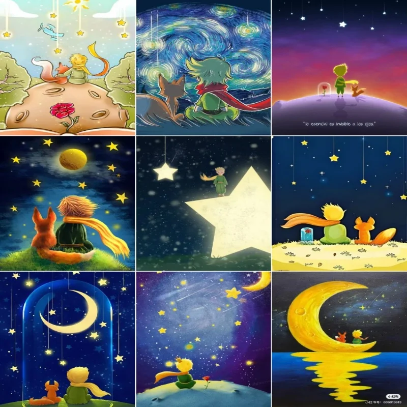 

Маленький принц алмазная живопись 5D DIY художественная мозаика вышивка крестиком ремесла украшение комнаты новая коллекция