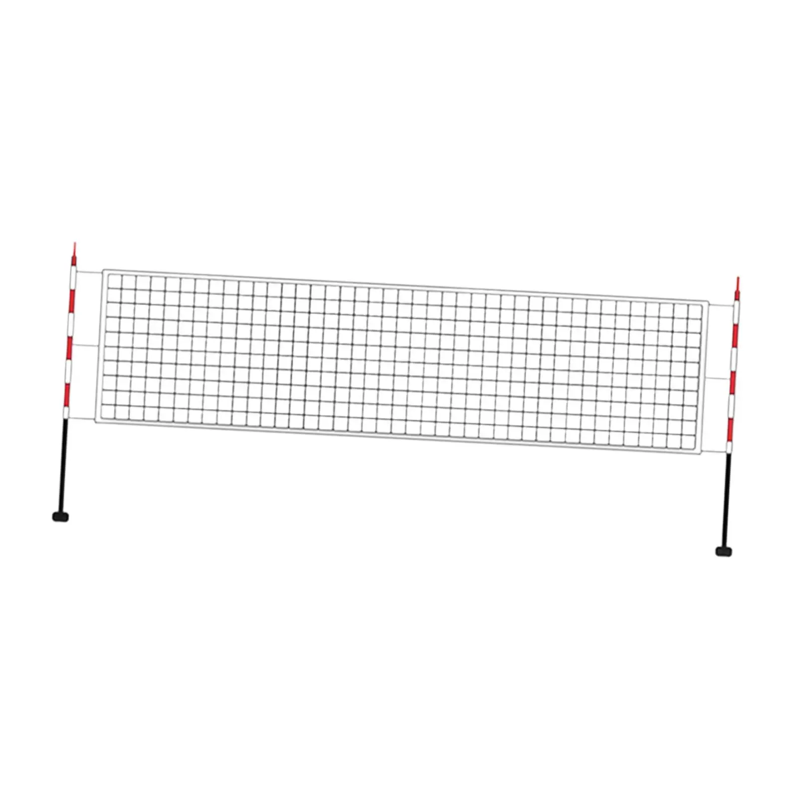 

Volleyball Net with Carry Bag Standard Portable Practice Net Volley Ball Net Handball Netting for Games Beach Garden Sports