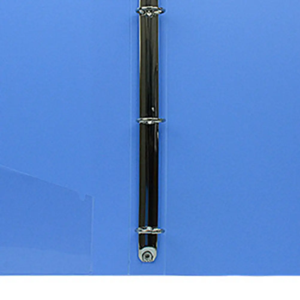 A4 3 Ring Lever Arch File Folder Plastic Document Organizer for Office School Home Use Heavy Duty Dust Protection