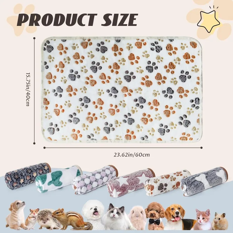 Washable Guinea Pig Blankets Absorbent Small Animal Fleece Bedding Pad Cage Liners Reusable Pet Pee Pad Sleep Mat Wholesale