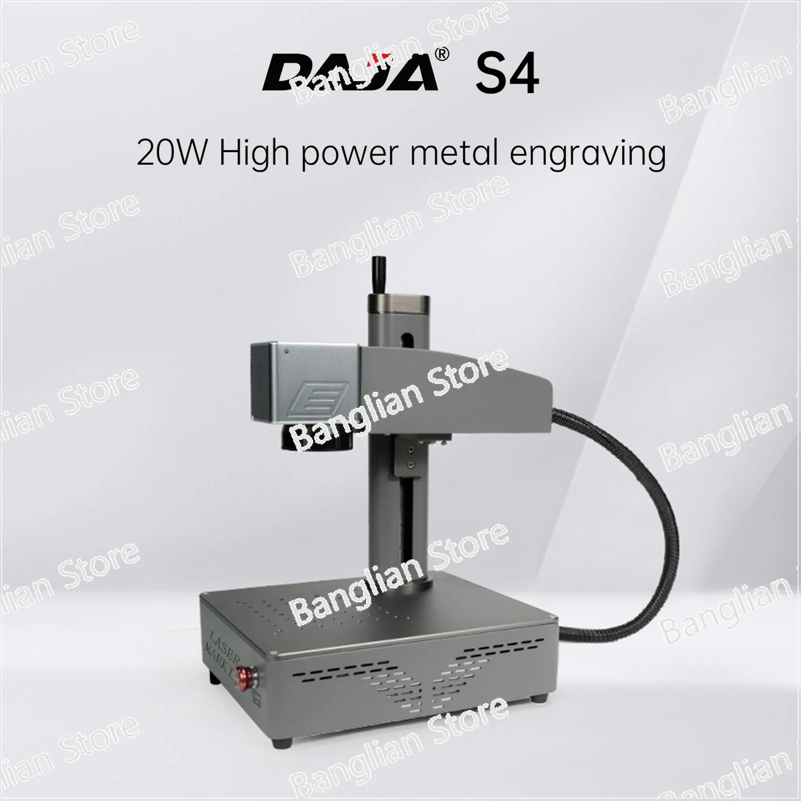 Fiber Laser 20W Marking Machine Metal Nameplate Engraver for Jewelry Stainless Steel Portable Engraving Industrial Grade