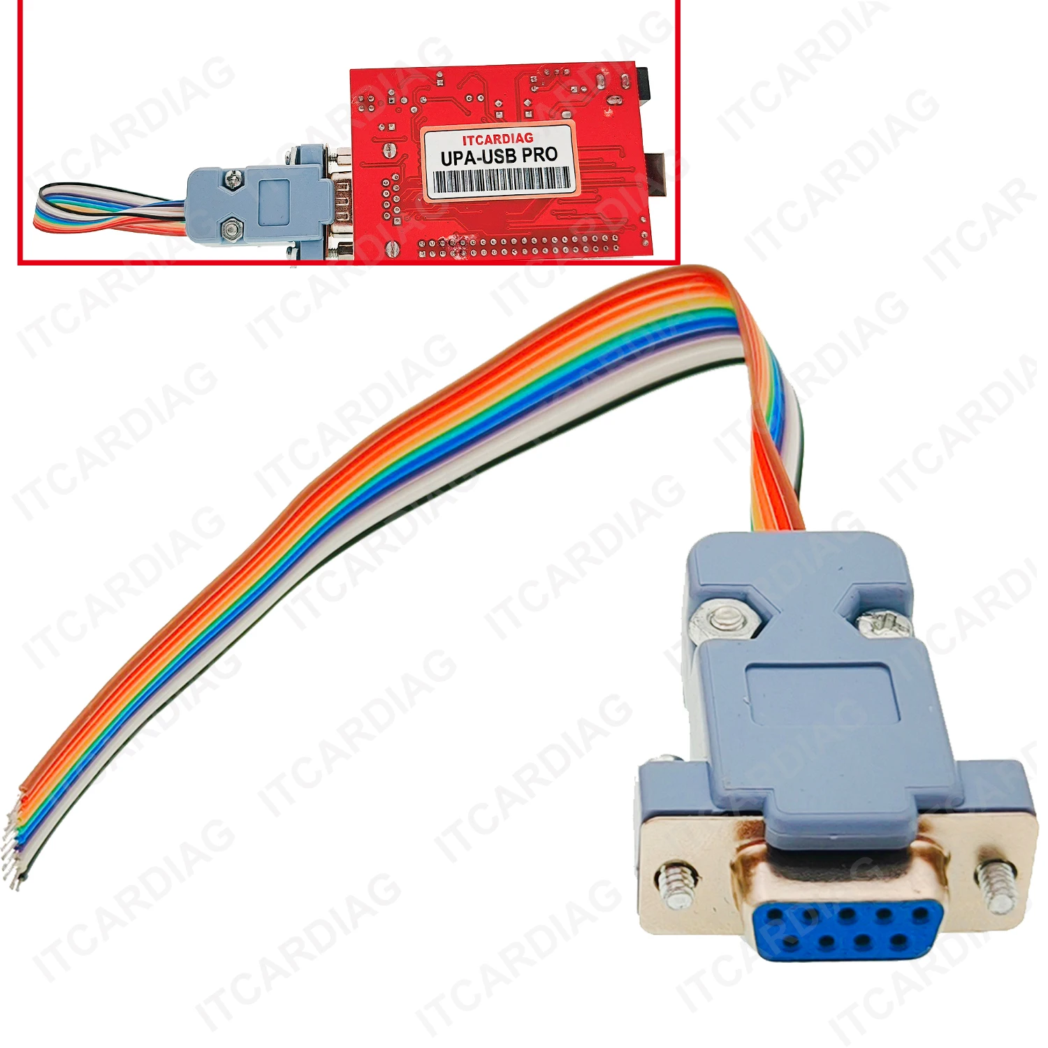 2024 UPA USB PRO V1.3 con Cable de prueba SN:050D5A5B Chip de ECU sintonización con programador USB Upa de escritura completa de 350MB adaptador completo Eeprom