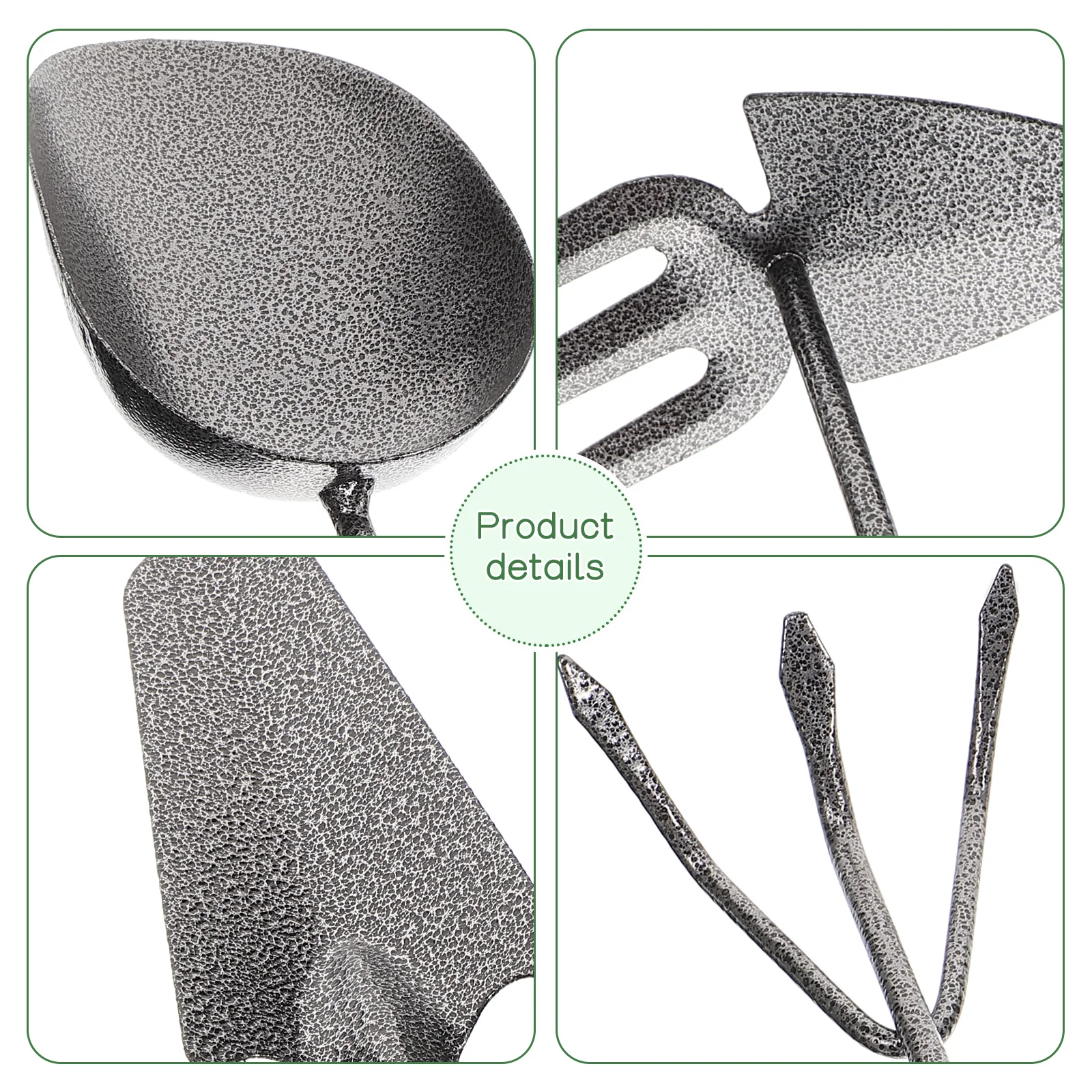 

1 set 1 Set Garden Tools Set Wooden Handle For Planting Digging Weeding Hand Shovel Rake Trowel Kit Men Women Outdoor Use