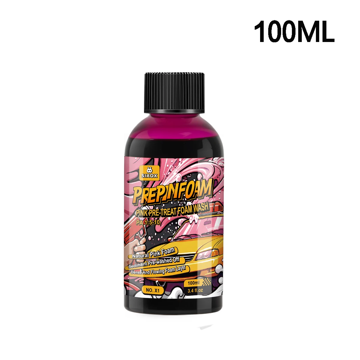 Roze Magic Foam Car Wash Shampoo Auto Hoge Concentratie Sediment Voorgewassen Wasstraat Auto Wassen Zeep Super Foam Cleaner X1 ﻿