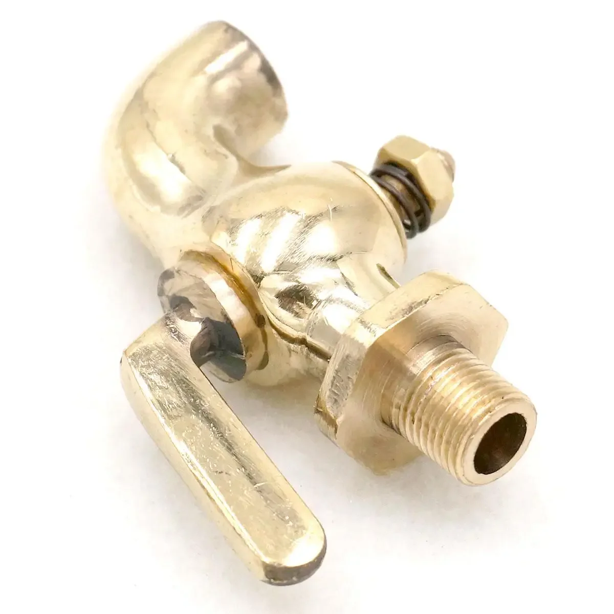 

1/8" BSP Male Brass Antique Vintage Handle Faucet Water Tap Petcock Water Boiler Insulation Barrel Tea-furnace 0-80 Celsius