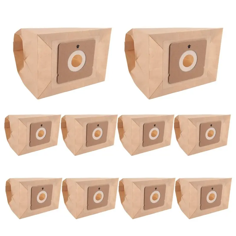 B47B-10 Pieces/Lot Vacuum Cleaner Dust Bags Paper Filter Bags For Rowenta RO5227 ZR0039 RO1717 RO1733 RO1751 Etc.