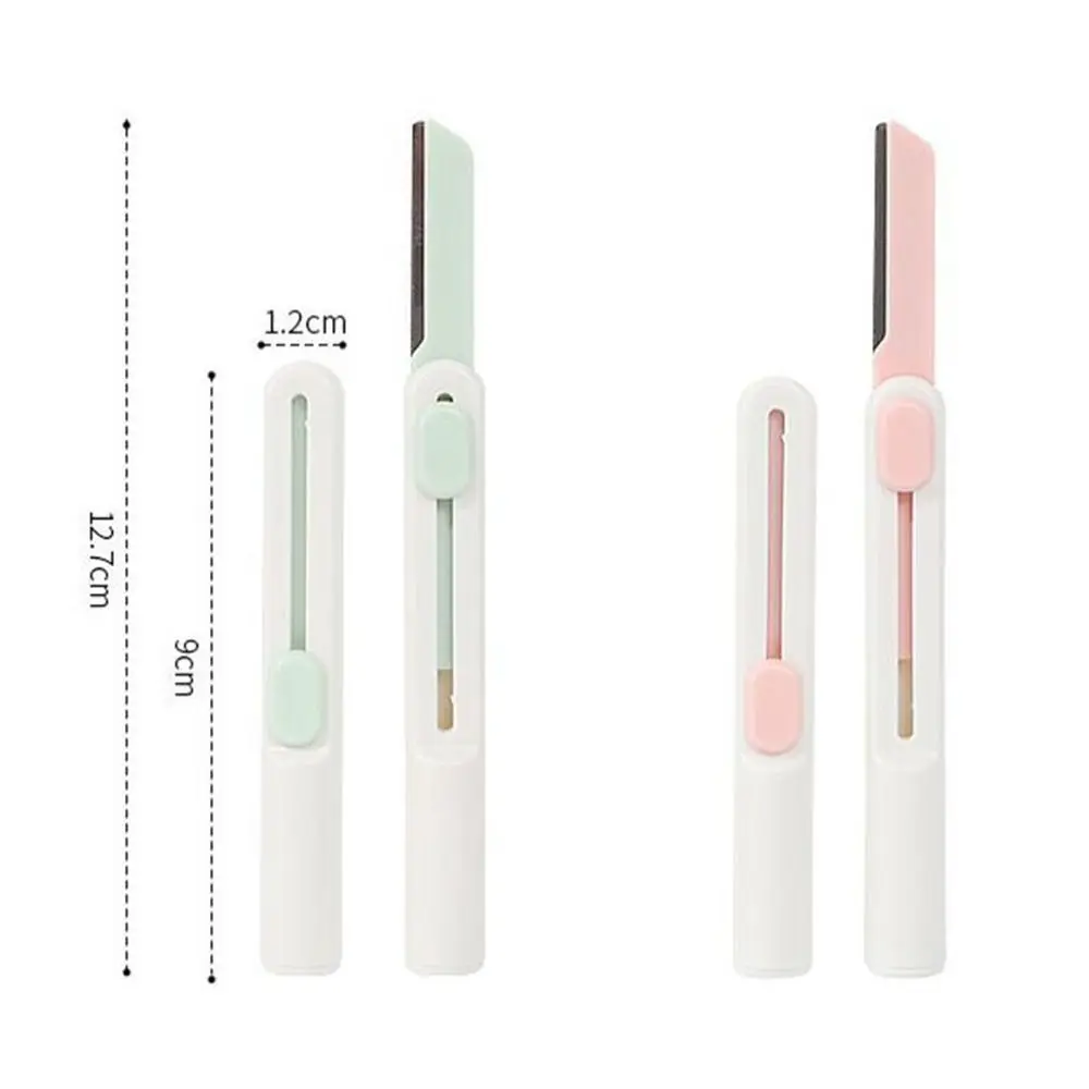 New Retractable Eyebrow Razor Eyebrow Trimmer Women Eye Brow Shaver Blades for Cosmetic Beauty Makeup Tools Face Razor