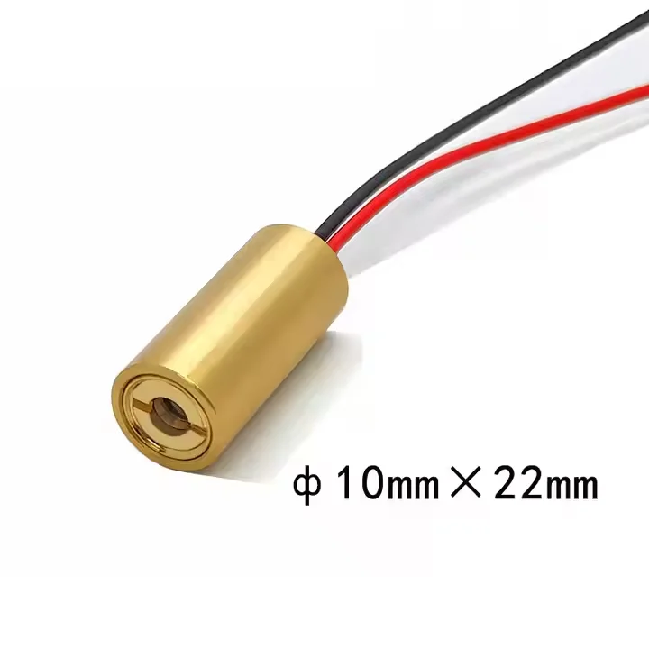 1mw 635nw 10x22mm Internal Focus Dot Red Laser Module Industrial Positioning Dot Laser Diode Module
