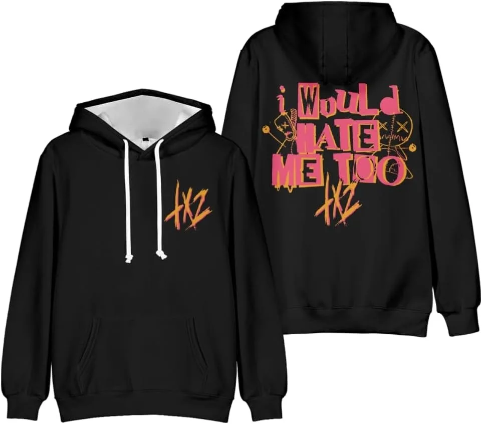 Merch TX2 I Hate Me Too sudaderas con capucha hombres mujeres moda Hip Hop Otoño Invierno sudadera con capucha