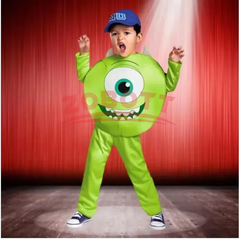 

⭕️⭐️⭕️Halloween and Princeton Costume Mike Wazowski Monster University 3-piece Set Halloween Costumes⭐️⭕️⭐️