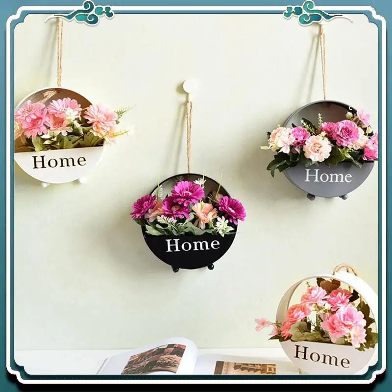 

Premium Wall Hanging Flowers Planter Plant Flower Pot Decor Modern Plant Vase Container Holder Hanging Flower Pot White 20 X 20C