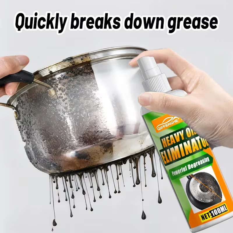 Powerful Kitchen Degreaser Quickly Break Down Thick Grease Clean Pots Pans And Range Hood Greasy Surfaces