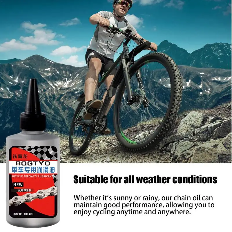 Long-lasting Road Bike Chain Lubricant Resistant to Wear Bike Lube to Reduce Friction for Chain Transmission Flywheel O Ring