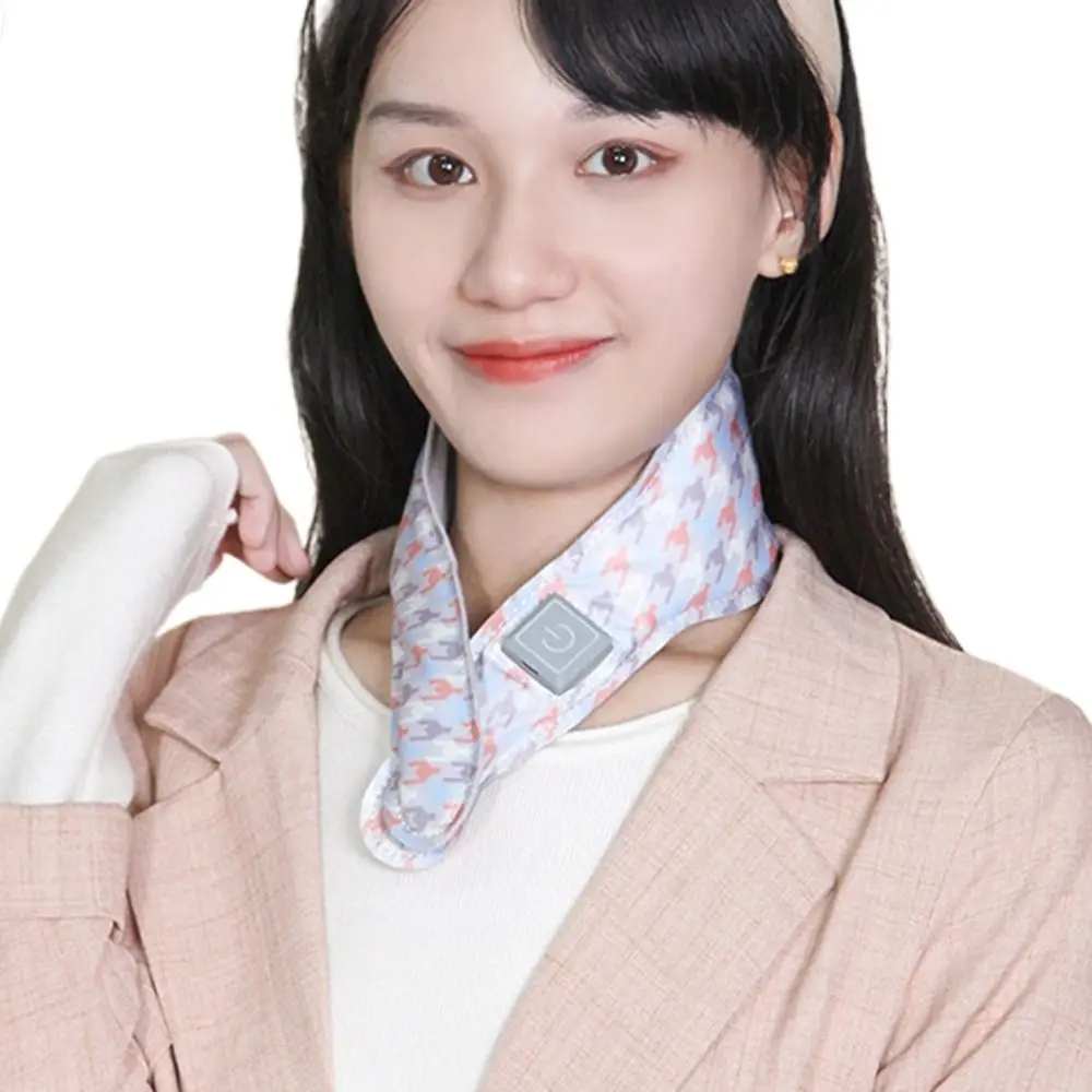 

Adjustable Temperature Electric Heated Scarf Folding Lightweight Heating Neck Wrap Fast Heating 3 Modes Thermal Neckerchief