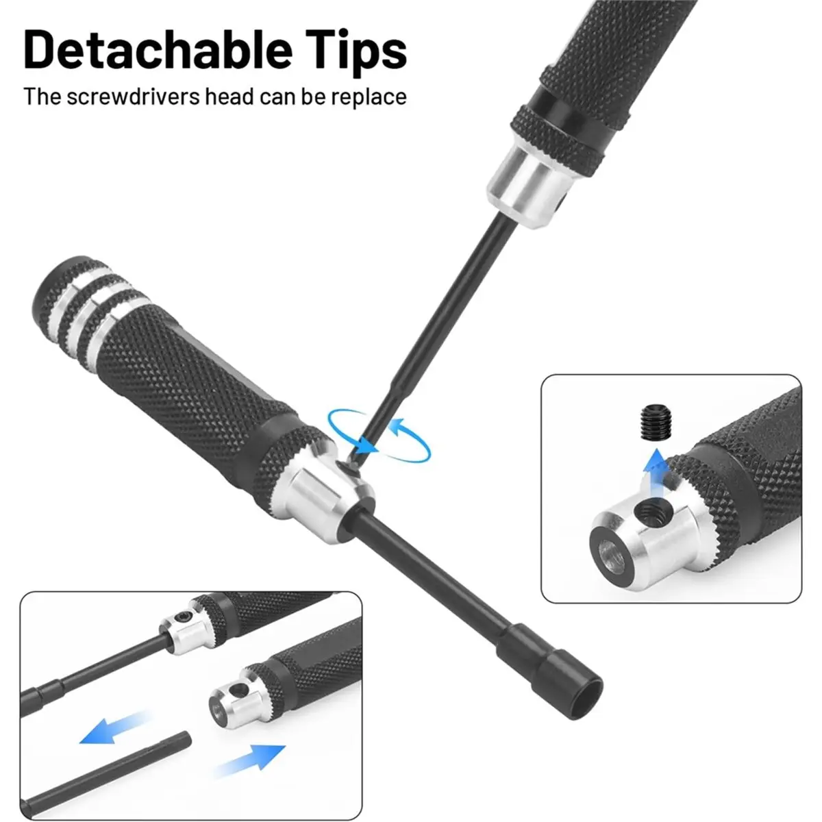 

НОВЫЙ Набор отверток для радиоуправляемых моделей 2026 года, разные размеры, инструменты для RC-моделей 1/24 1/18 SCX24 TRX4M Mini-T 2.0