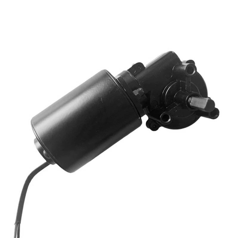 AB15-DC24V 웜 기어 모터 감속 전기 기어 케이스, 모터 직경 52mm, 28W, 290 RPM