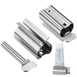 Creative Toothpaste Tube Squeezer Simple Toothpaste Roller Stainless Steel Labor Saving Toothpaste Tube Wringer Bathroom tool