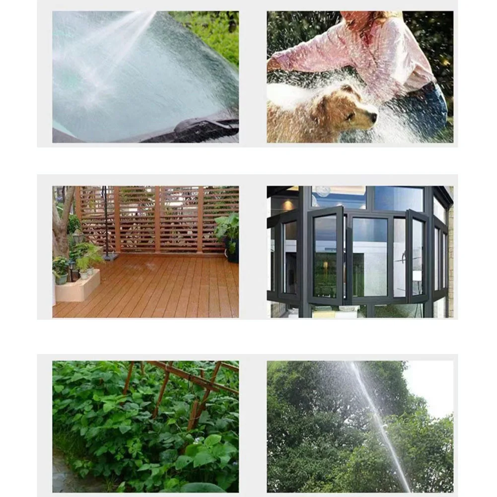 Sprayer Hose Nozzle Adjustable Aluminum Alloy Direct Injection G1/2 G3/4 Garden Gold High Pressure Great Quality