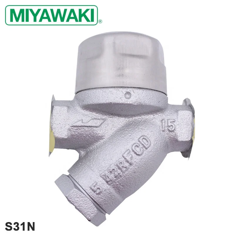 

MIYAWAKI Thermodynamic Disc Trap S31N automatic water drain steam Traps for steam system