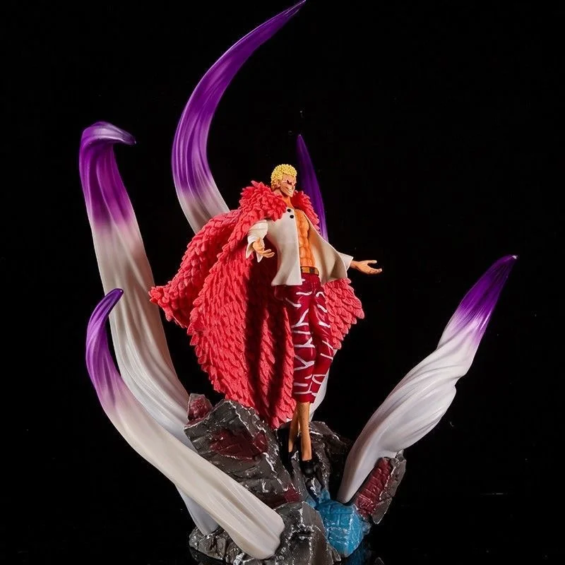 50 cm une pièce Anime Figure Oka Shichibukai Donquixote Doflamingo Action poupée Statue ornements recueillir Pvc modèle poupée cadeau jouet