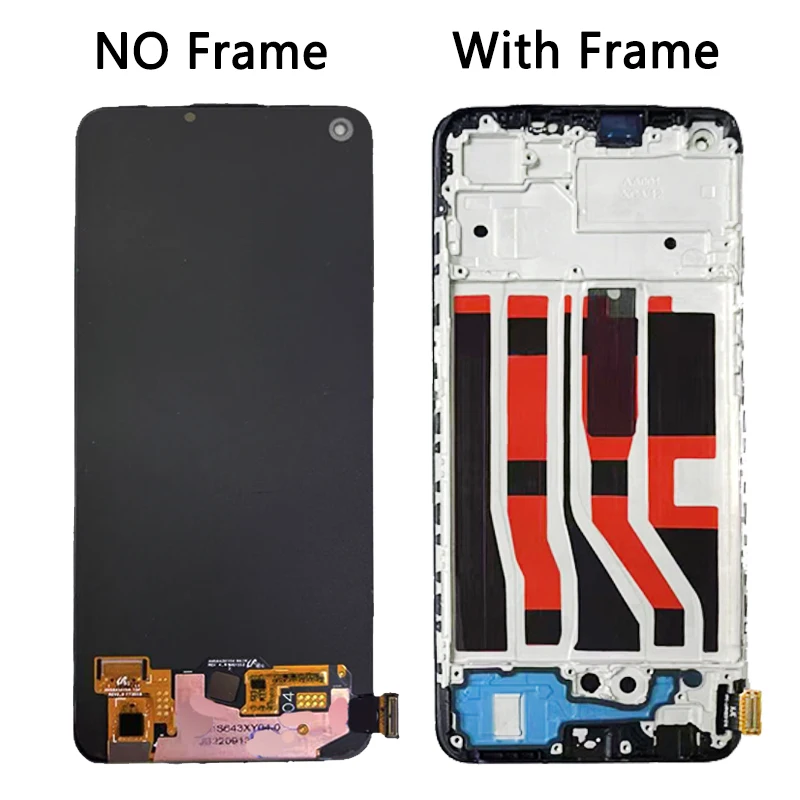 Display LCD AGCUT Per Oppo A74 4G CHP2219 Con Touch Screen E Kit Di Riparazione, Sostituzione Schermo Nero Senza Impronte - 2