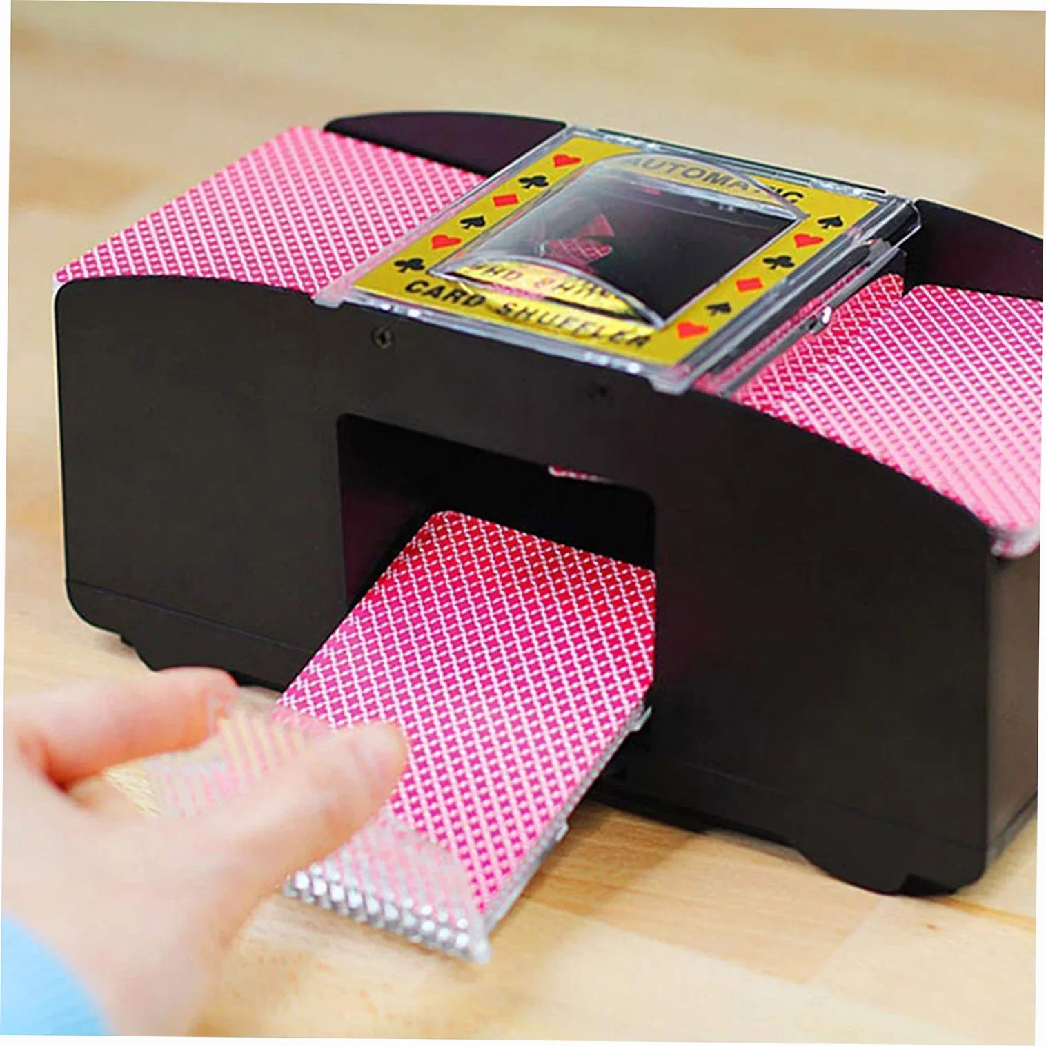 Automatic Card Shuffler Automatic Playing Cards Shuffler Mixer Games Poker Sorter Machine Dispenser for Party Festivals Travel