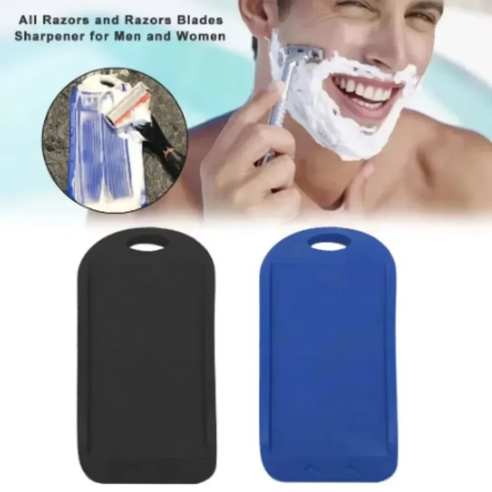 L'affilatore per lame di rasoio da barba in gomma estende la durata delle lame di rasoio Strumento per la pulizia del rasoio in silicone Accessori da viaggio di sicurezza per la rasatura