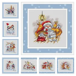 1954 Cross Stitch Sets Cross Stitch Paintings 14ct 18ct Stich Cross Stitch Kit Embroidery Needle Arts & Craft Complete Kit Hobby