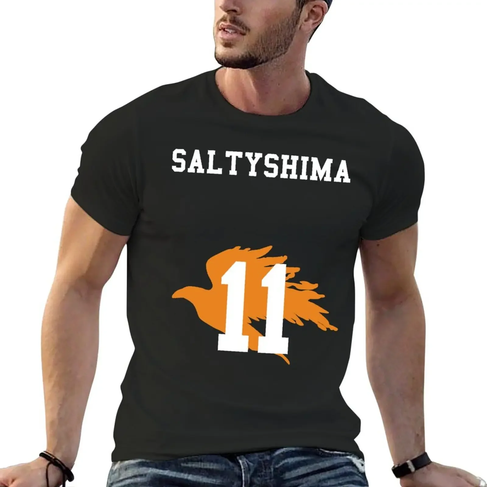 

Saltyshima Kei T-Shirt tops hippie clothes anime shirts men