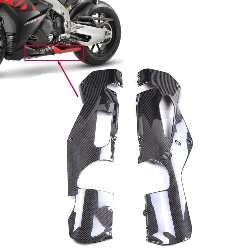 100% Dry Pure Carbon Fiber Motorcycle Body Belly Pan Full Fairing Kits For Aprilia RSV4 2021 2022 2023