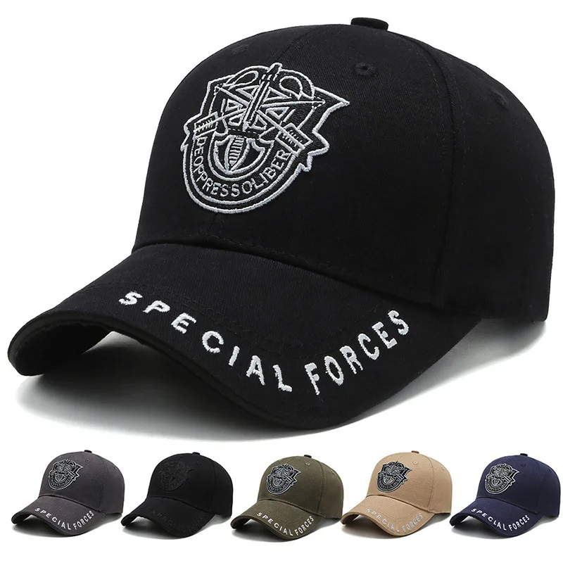 

Embroidered Trendy Korean Verion Fahion Baeball Cap Outdoor Sport Military Cap Caual Veratile Sun Hat