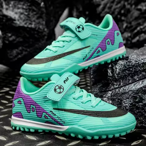 Children Soccer Shoes Original Boys Football Boots Society Students Grass Training High Quality Match Kids Sports Football Boots