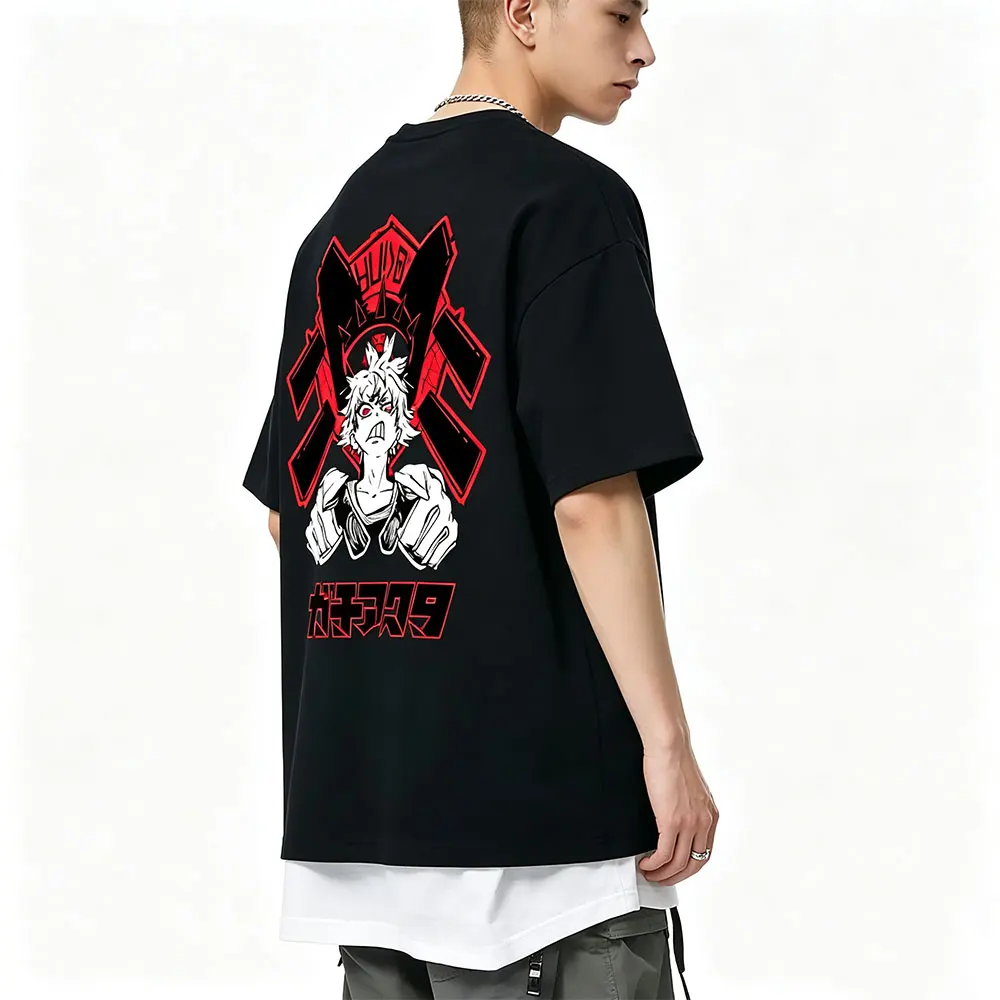 Anime Gachiakuta Rudo Graphic T-shirt Summer Men Women Cartoon Manga Merch T Shirts Men's Fashion Vintage Oversized Streetwear