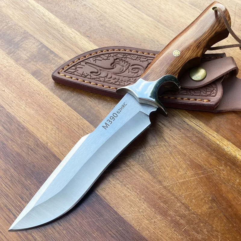 

Outdoor Fixed Blade Knife Camping Portable Straight Knife High-hardness Survival Tactics Knife Hand Tools