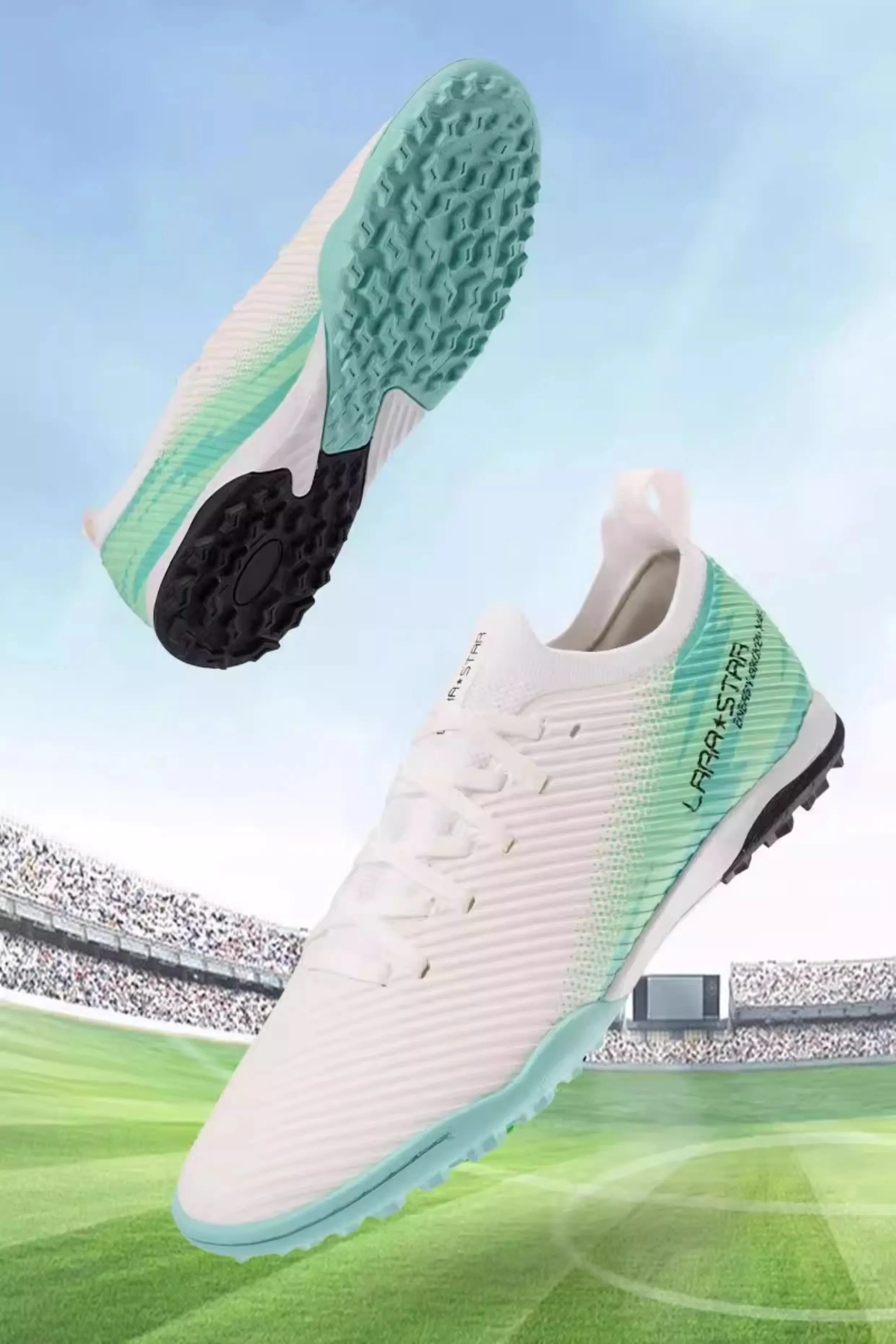 Hot-selling 2025 New Unisex Breathable Training Soccer Shoes Anti-slip Training Soccer Shoes Wear-resistant