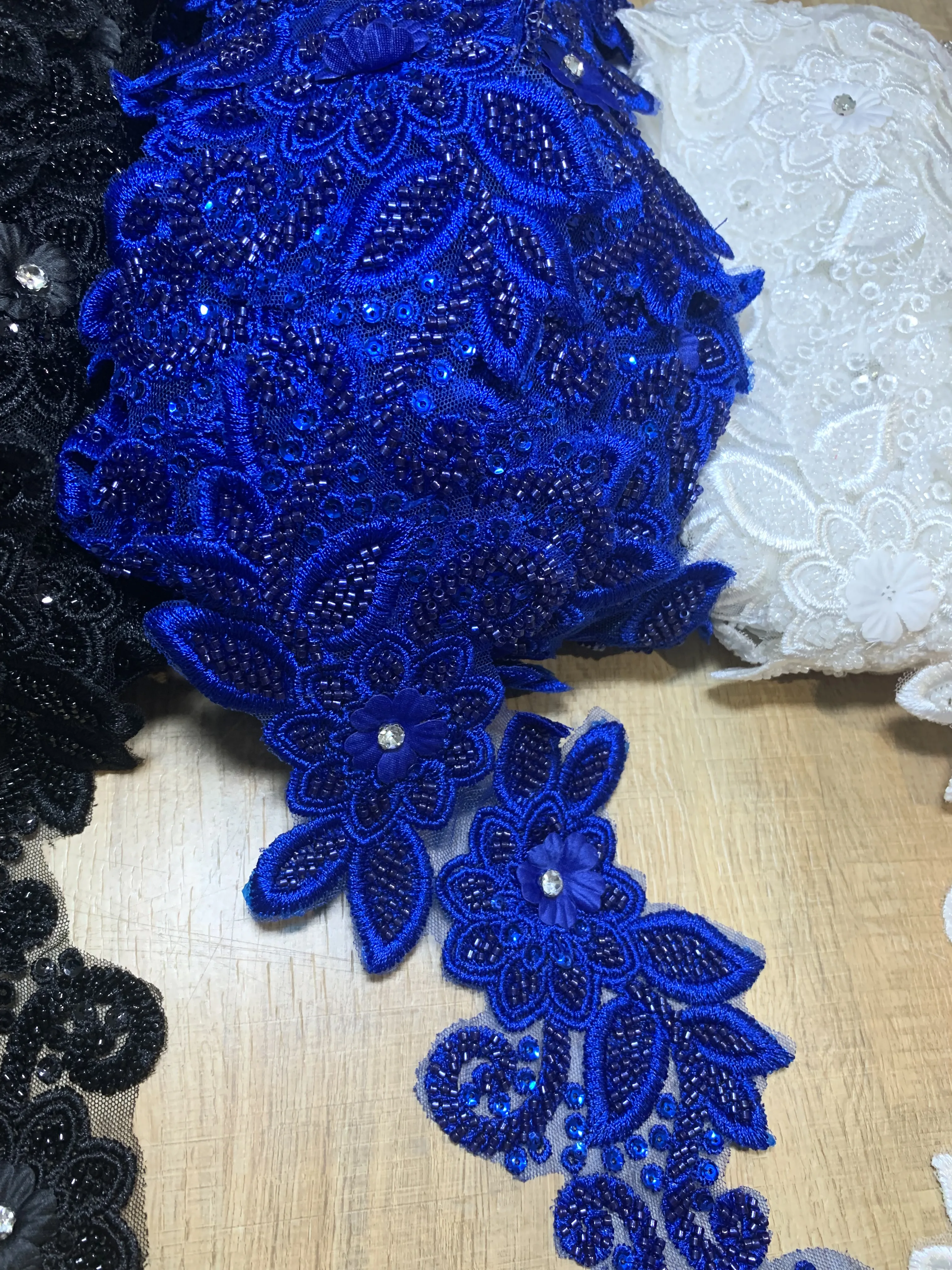 (5yards/pc) Heavy beads embroidered African wedding lace fabric code lace French net lace high quality for party dress