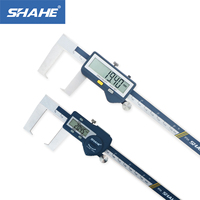 SHAHE 0-150/200/300 mm Digital Caliper Outside Groove Caliper With Flat Points LCD Digital Electronic Caliper Measuring Tools
