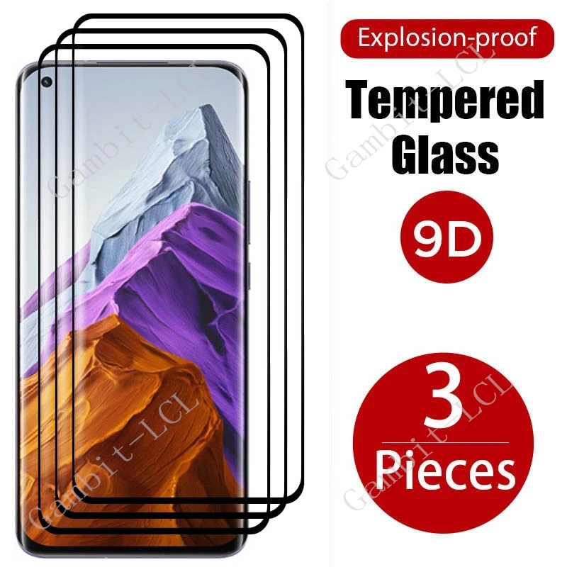 

3PCS 9H 3D Curved Tempered Glass For Xiaomi Mi 11 Ultra ON Mi11Ultra Mi11 11Ultra Mi11Pro Pro 6.81" Screen Protector Cover Film
