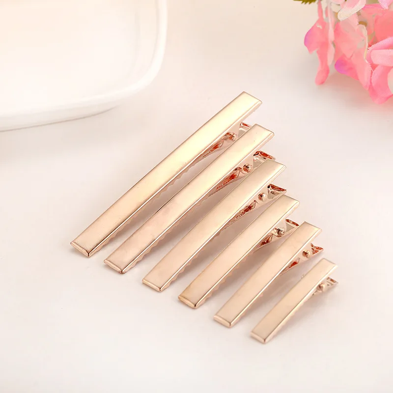 20PCSL/Lot 3.2/4/4.5/5.5/6.5/7.5cm KC Gold Color Hair Pins Clips Wedding Hair Jewelry for Women DIY Jewelry Making Findings