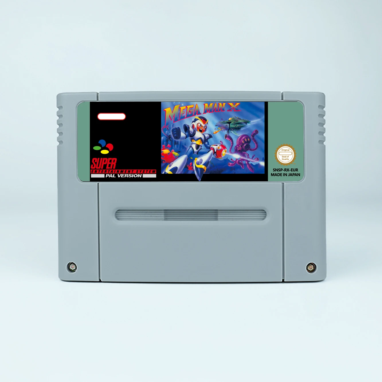 بطاقة ألعاب Mega Man X لوحدات تحكم الألعاب SNES EUR PAL USA NTSC 16bit مع خرطوشة ألعاب الفيديو صندوق البيع بالتجزئة