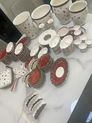 Western Cuisine Plate German V Bao Tableware Christmas Series Toy Joy Mug Bowl Salad Dish Dessert Fruit Holder