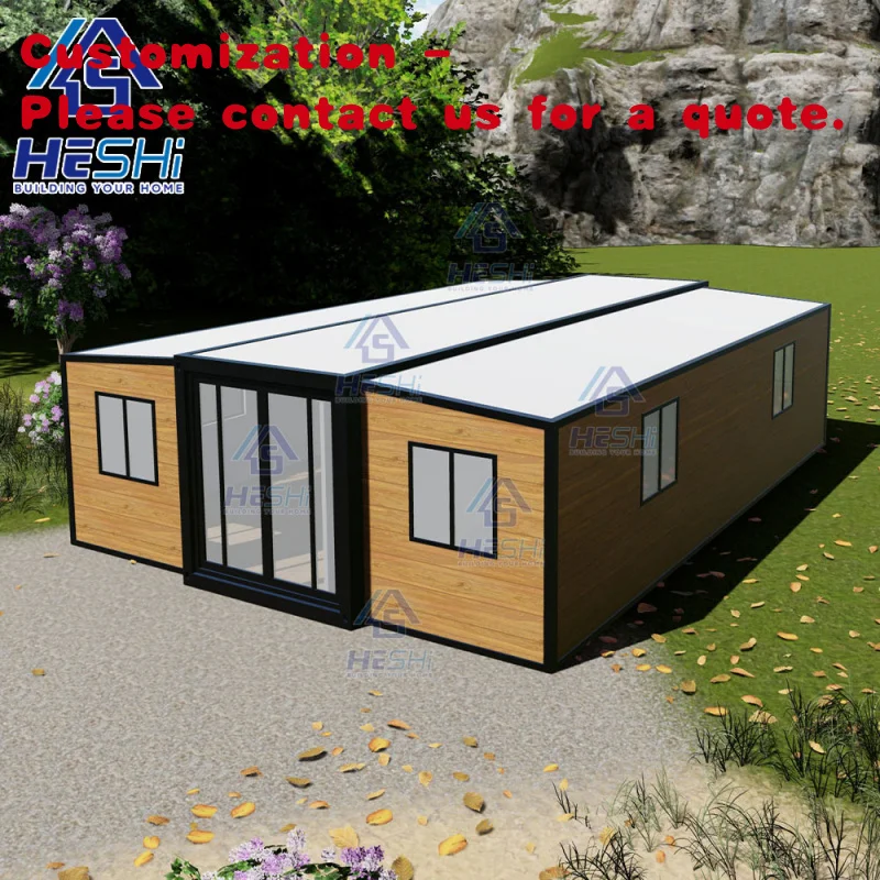 

custom.Waterproof Prefabricated 20Ft 40Ft Expandable Container House 2 4 5 Bedroom Prefab Sale Home Casa